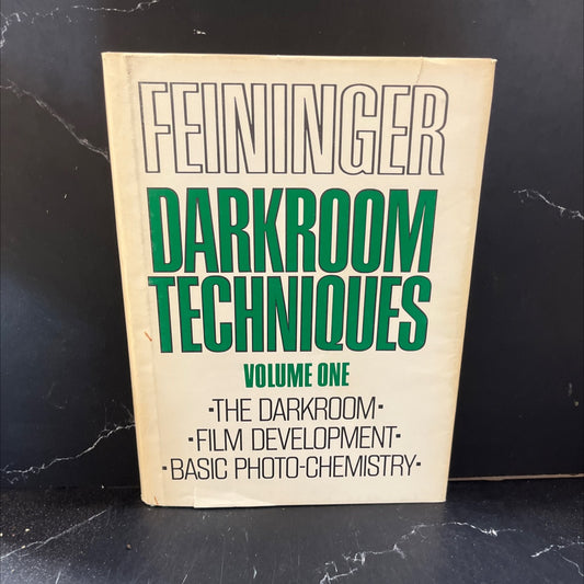 darkroom techniques volume 1 the darkroom film development basic photo-chemistry book, by andreas feininger, 1974 image 1