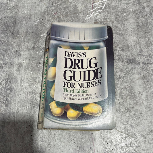 davis's drug guide for nurses book, by judith hopfer deglin, april hazard vallerand, 1993 Paperback image 1