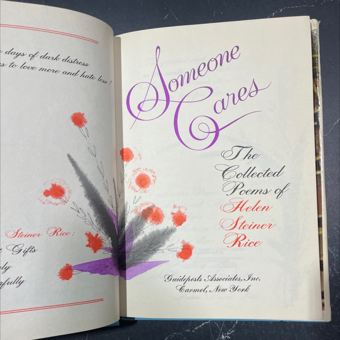 days of dark distress s to love more and hate less book, by Helen Steiner Rice, 1972 Hardcover image 2