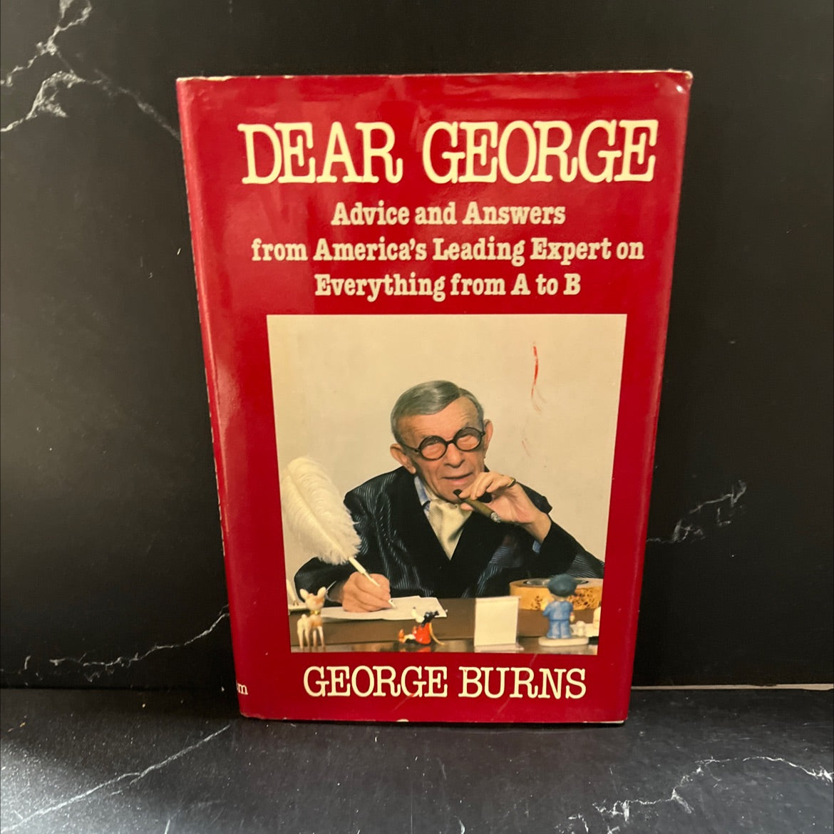 SIGNED dear george book, by george burns, 1985 Hardcover image 1