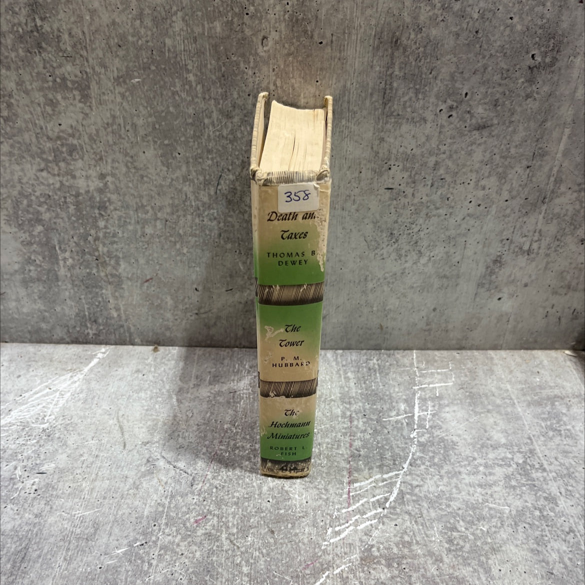 death and taxes book, by thomas b. dewey, 1967 Hardcover image 4