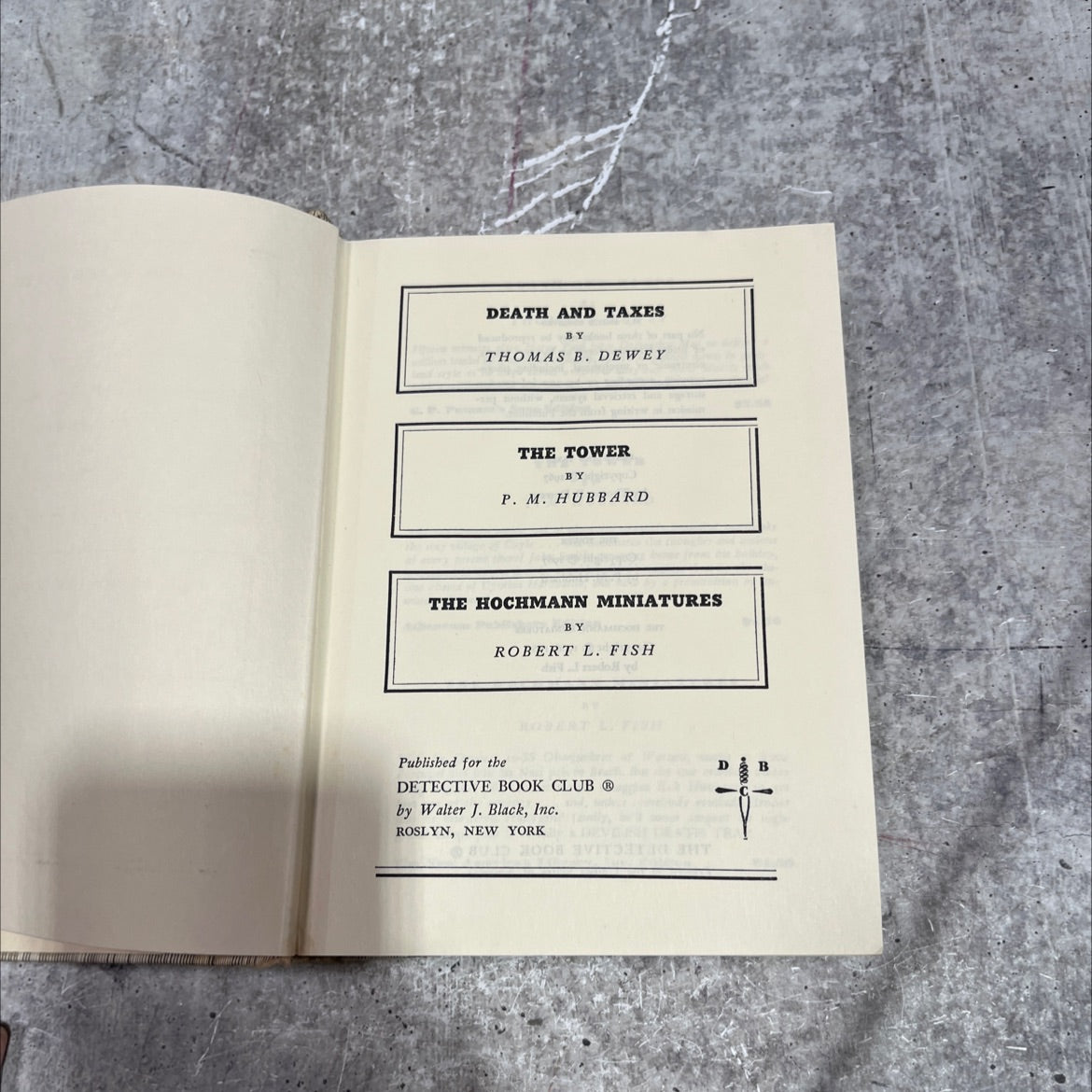 death and taxes book, by thomas b. dewey, 1967 Hardcover image 2