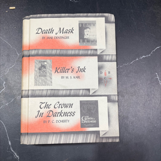death mask book, by jane dentinger, 1988 Hardcover image 1