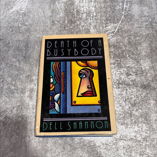 death of a busybody book, by dell shannon, 1988 Hardcover image 1