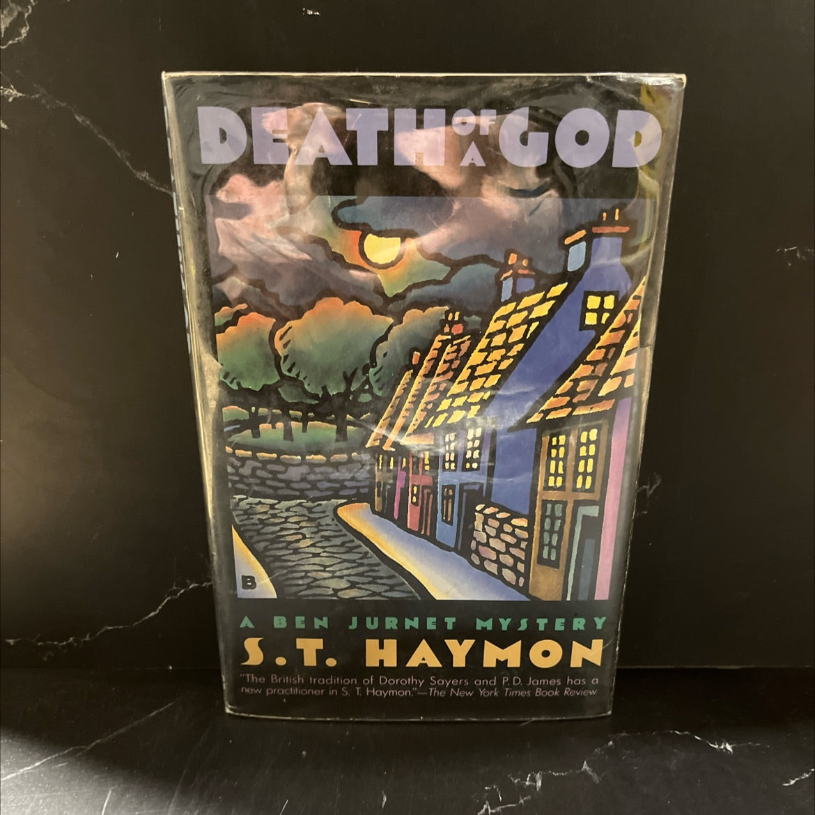 death of a god book, by S. T. Haymon, 1987 Hardcover image 1