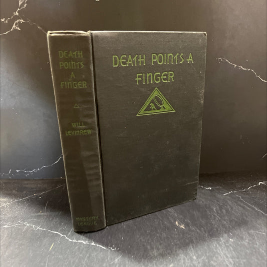 death points a finger book, by will levinrew, 1933 Hardcover image 1