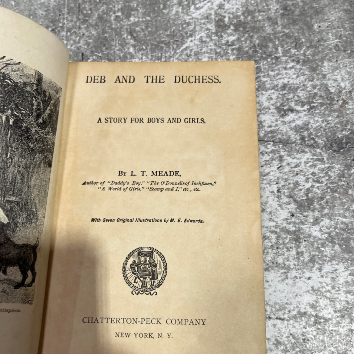 deb and the duchess book, by l. t. meade, 1970 Hardcover image 2