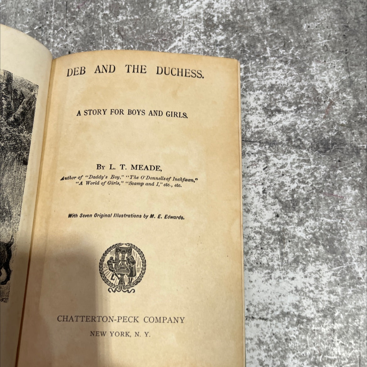 deb and the duchess book, by l. t. meade, 1970 Hardcover image 3