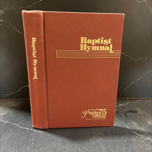 delores spencer preface baptist hymnal book, by unknown, 1975 Hardcover image 1