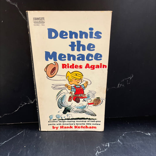 dennis the menace rides again book, by hank ketcham, 1960 Paperback image 1