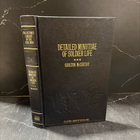 detailed minutiae of soldier life in the army of northern virginia 1861-1865 book, by carlton mccarthy, 1982 Leather image 1