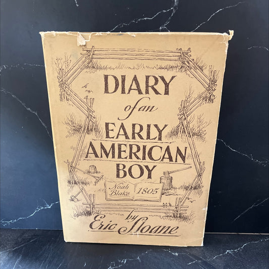 diary of an early american boy book, by eric sloane, 1962 Hardcover image 1