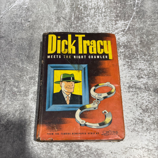 dick tracy meets the night crawler book, by chester gould, 1945 Hardcover image 1