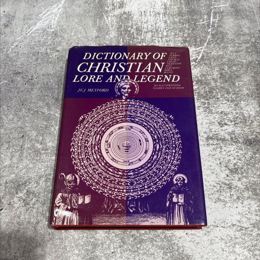 dictionary of christian lore and legend book, by jcj metford, 1983 Hardcover image 1