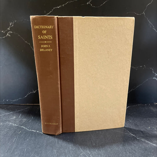 dictionary of saints book, by john j. delaney, 1980 Hardcover image 1