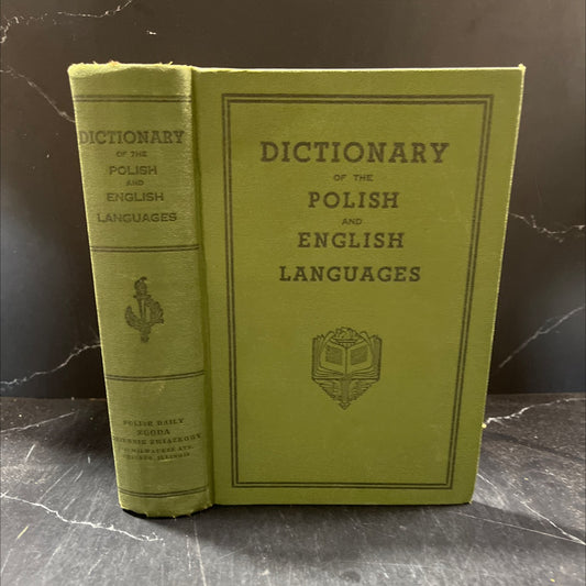 dictionary of the polish and english language book, by W. Kierst, Prof. O. Callier, 1944 Hardcover image 1