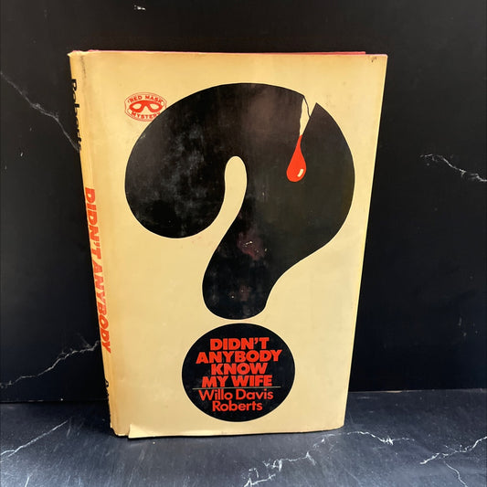 didn't anybody know my wife? book, by Willo Davis Roberts, 1974 Hardcover image 1
