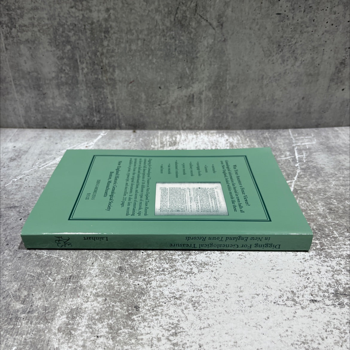 digging for genealogical treasure in new england town records book, by Ann Smith Lainhart, 1996 Paperback image 4