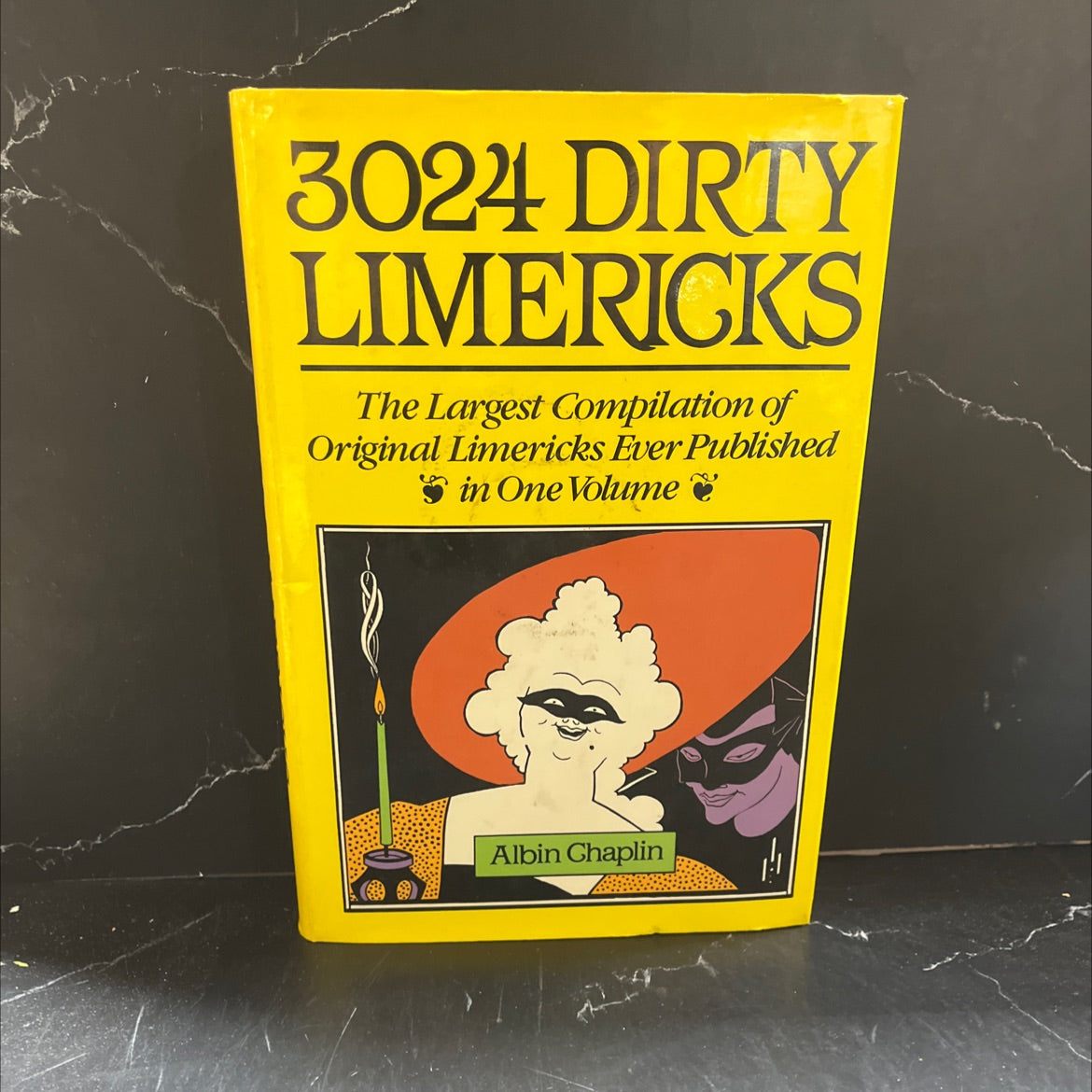 dirty limericks book, by Albin Chaplin, 1983 Hardcover image 1