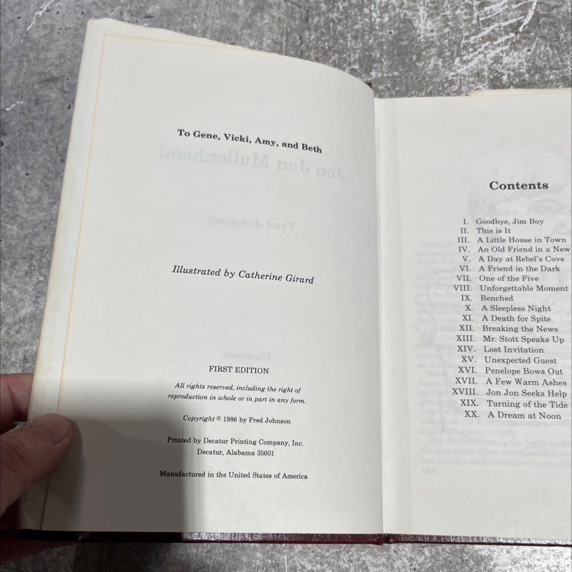 SIGNED disk banyo alatory book, by Fred Johnson, 1986 Hardcover, First Edition, Vintage image 3