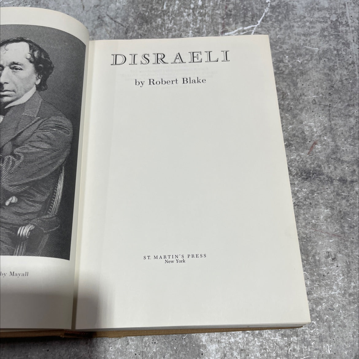 disraeli book, by robert blake, 1967 Hardcover image 2