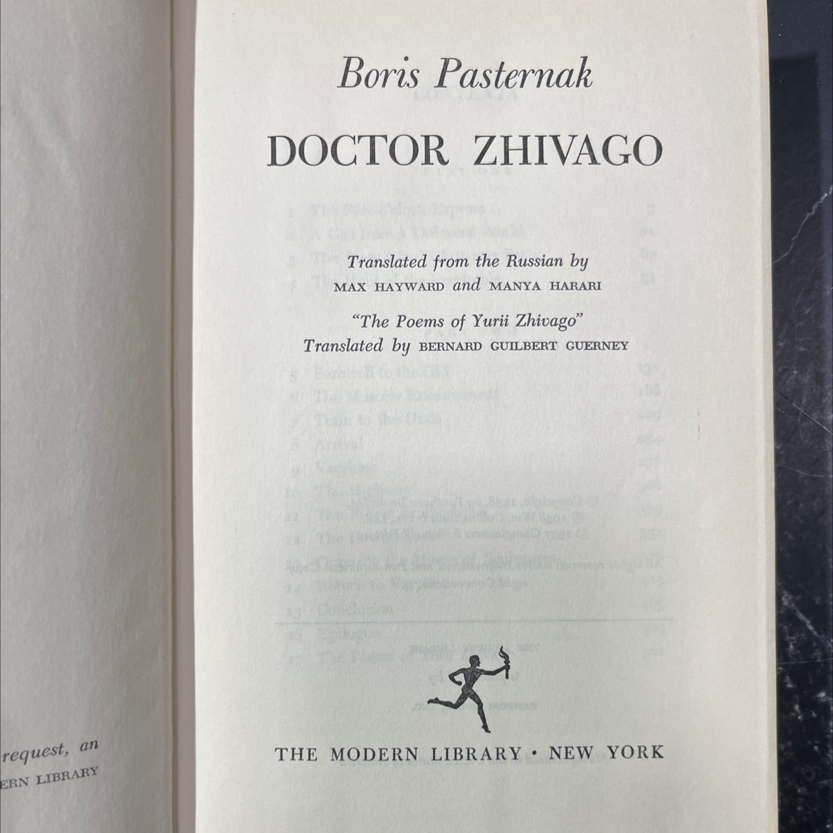 doctor zhivago book, by boris pasternak, 1958 Hardcover image 2