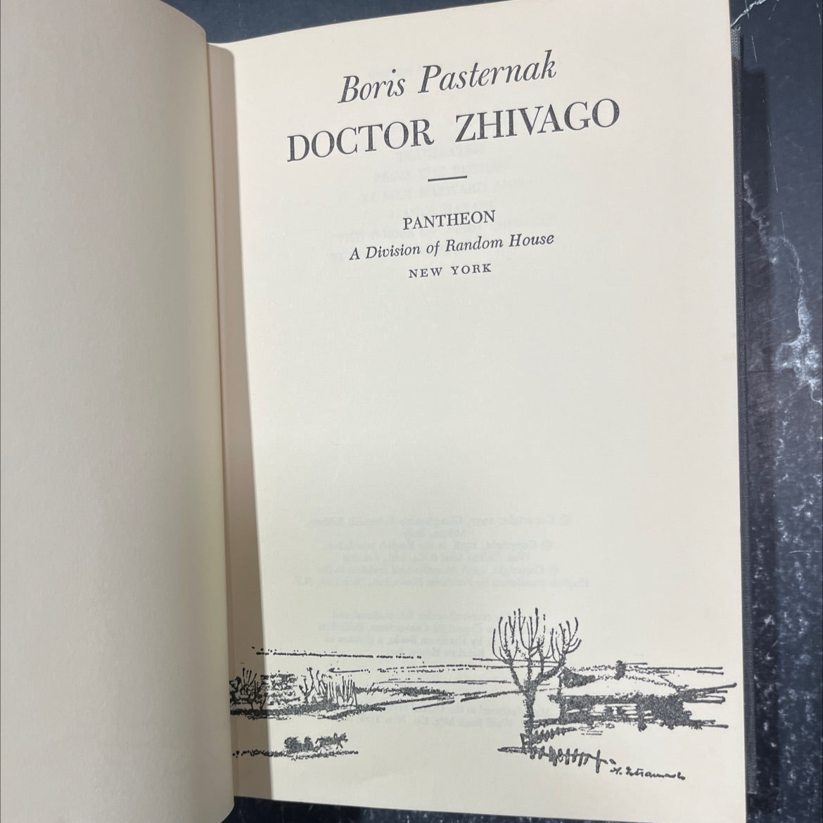 doctor zhivago book, by boris pasternak, 1958 Hardcover image 2