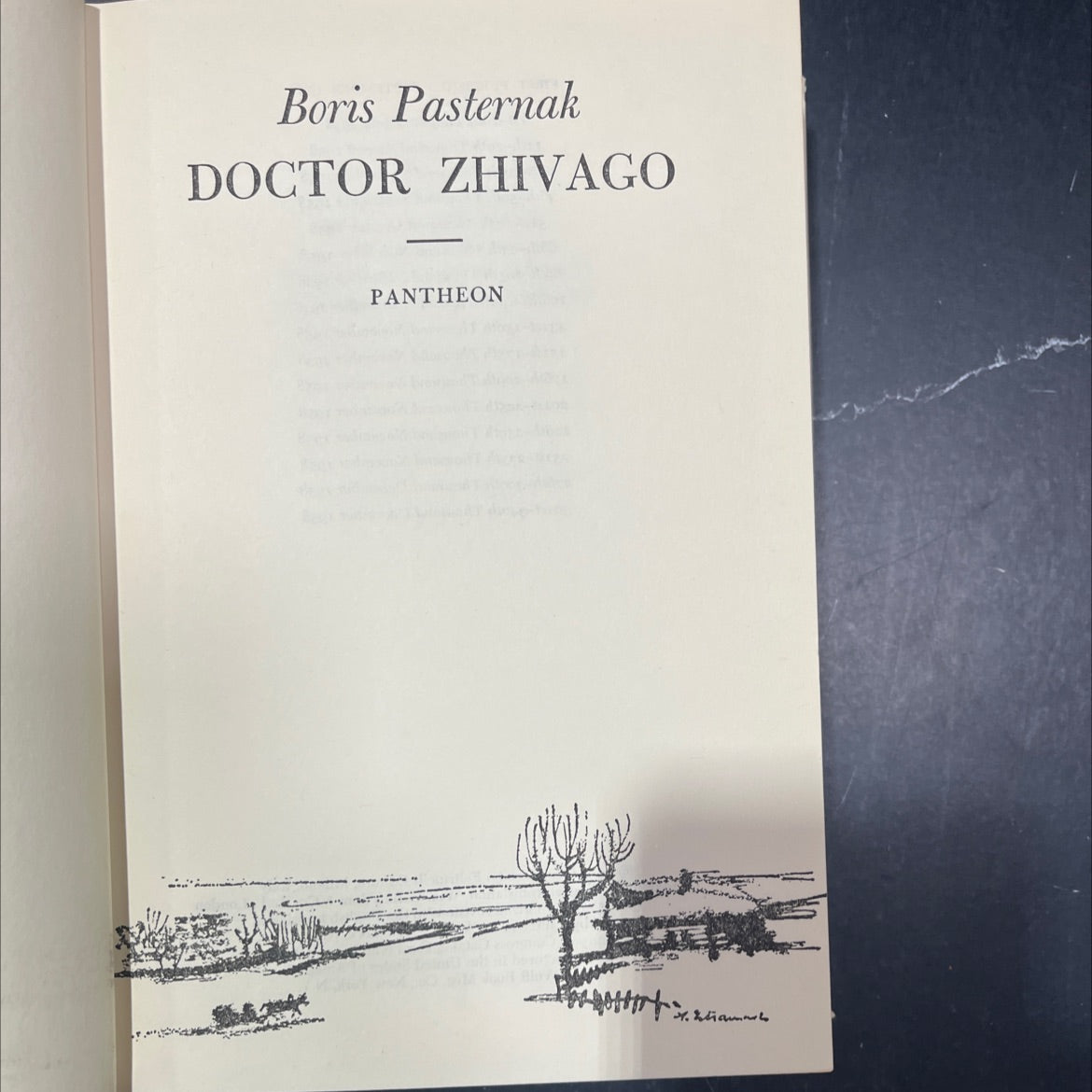 doctor zhivago book, by boris pasternak, 1958 Hardcover image 2