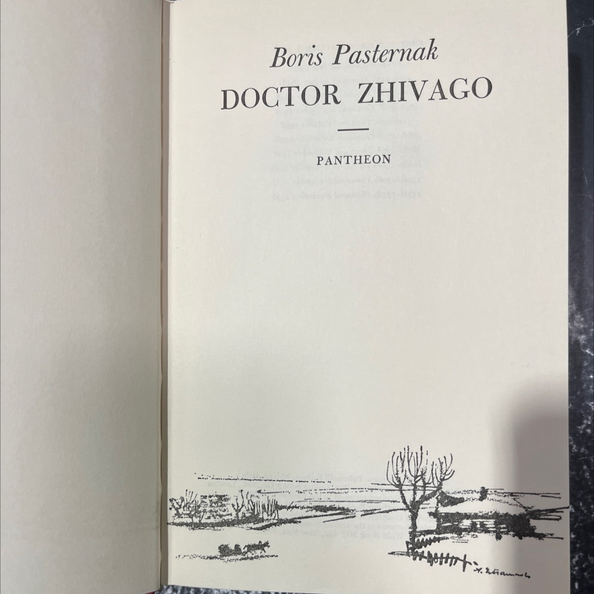 doctor zhivago book, by boris pasternak, 1958 Hardcover image 2