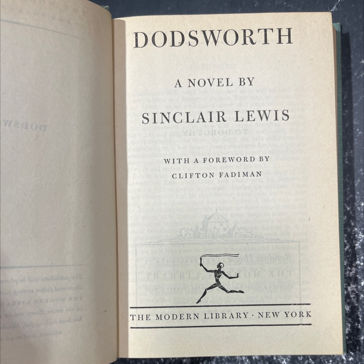 dodsworth book, by sinclair lewis, 1947 Hardcover image 2