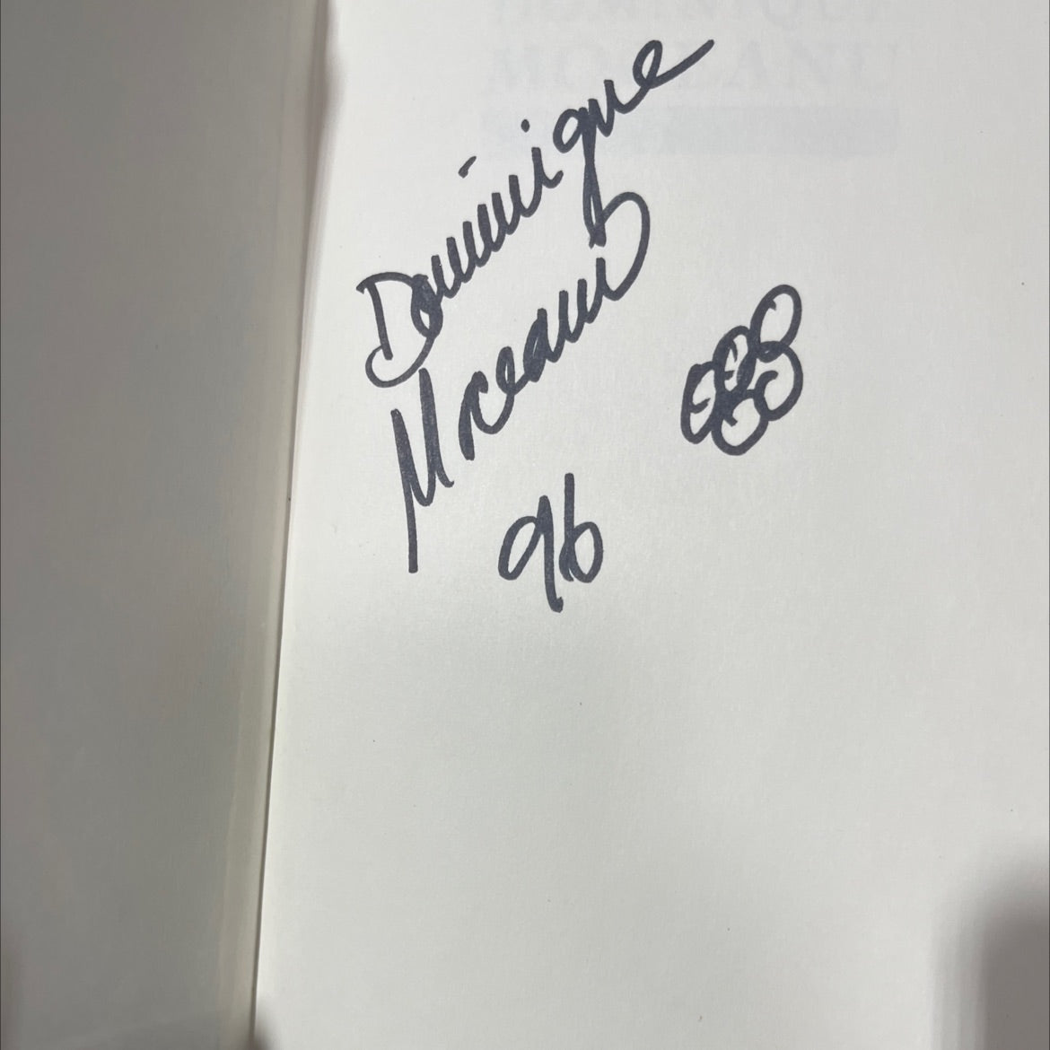 SIGNED dominique moceanu an american champion an autobiography as told to steve woodward book, by Dominique Moceanu, image 4