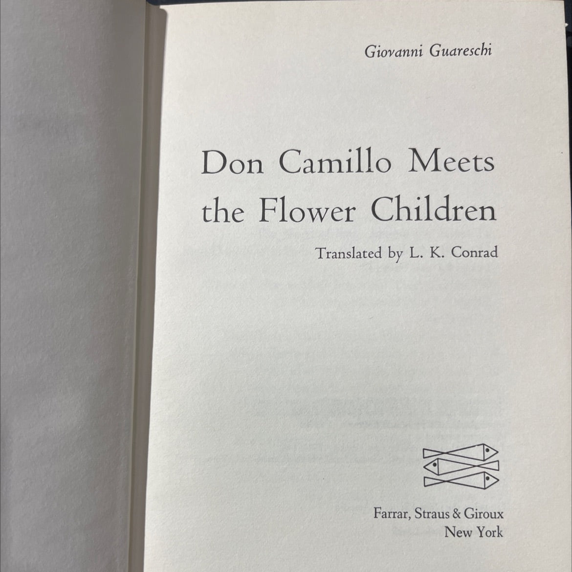 don camillo meets the flower children book, by Giovanni Guareschi, 1969 Hardcover image 2