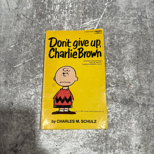 don't give up, charlie brown book, by charles m. schulz, 1969 Paperback image 1