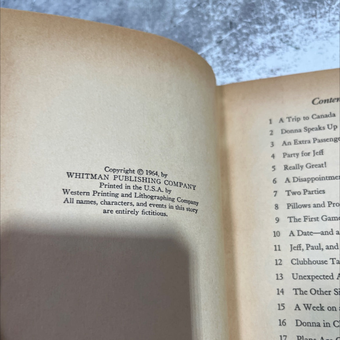 donna parker takes a giant step book, by marcia martin, 1964 Hardcover image 3