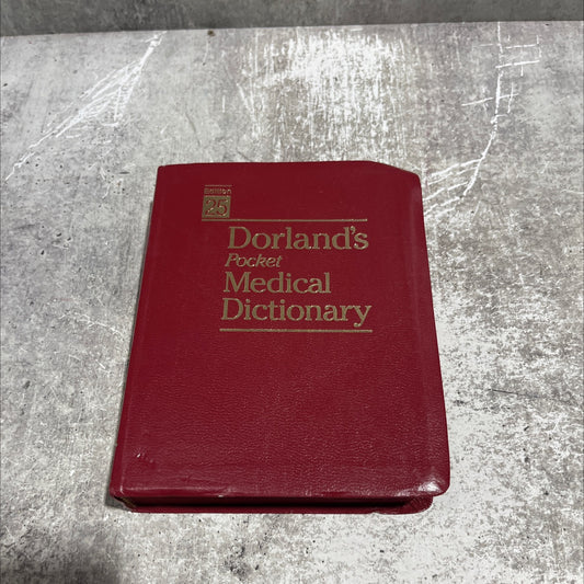dorland's pocket medical dictionary book, by W.B. Saunders Company, 1995 Leather image 1