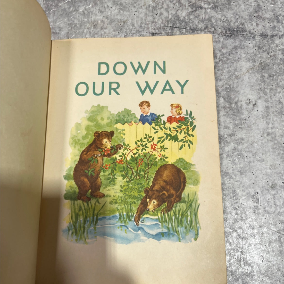 down our way book, by guy l. bond, kathleen wise, grace l. alder, marie c. cuddy, 1949 Hardcover image 2
