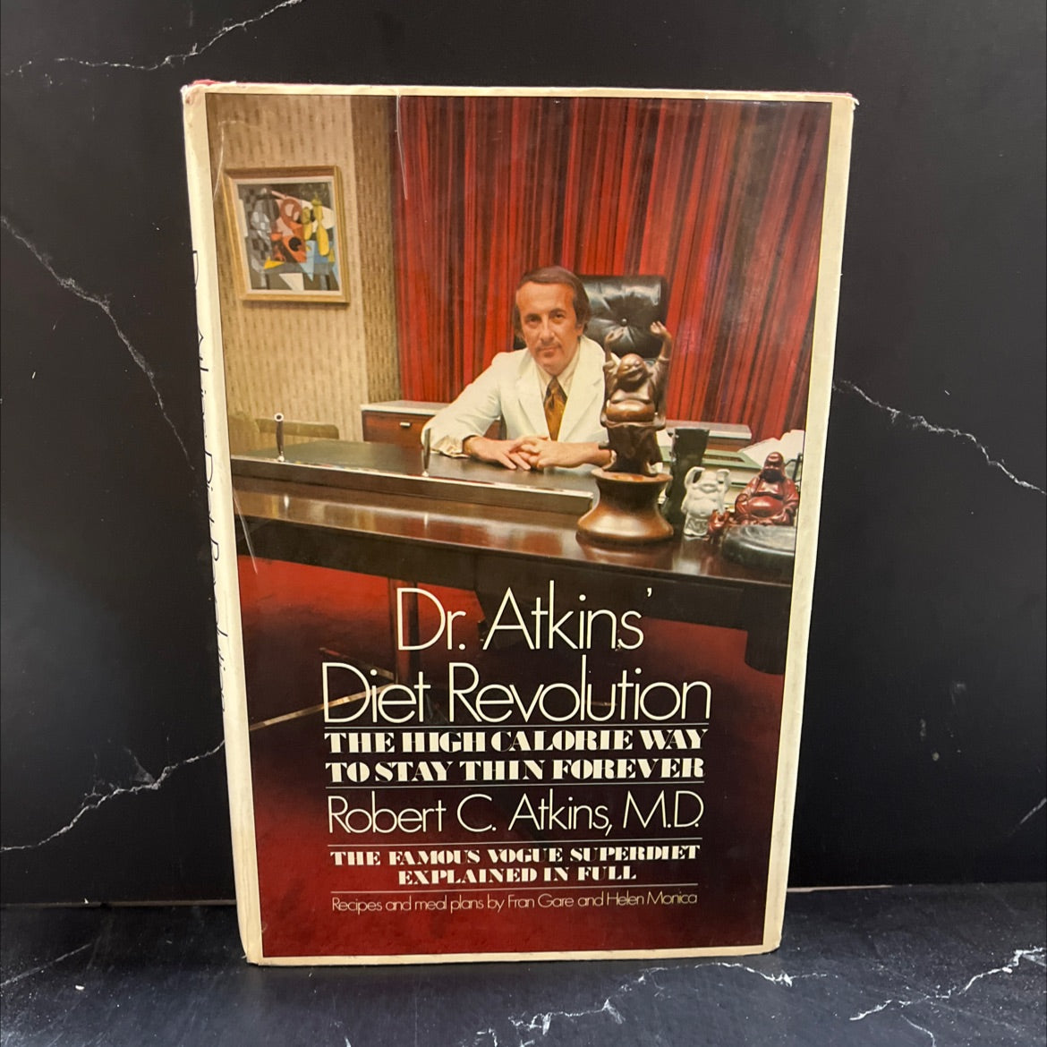 dr. atkins' diet revolution book, by robert c. atkins, m.d., 1972 Hardcover image 1