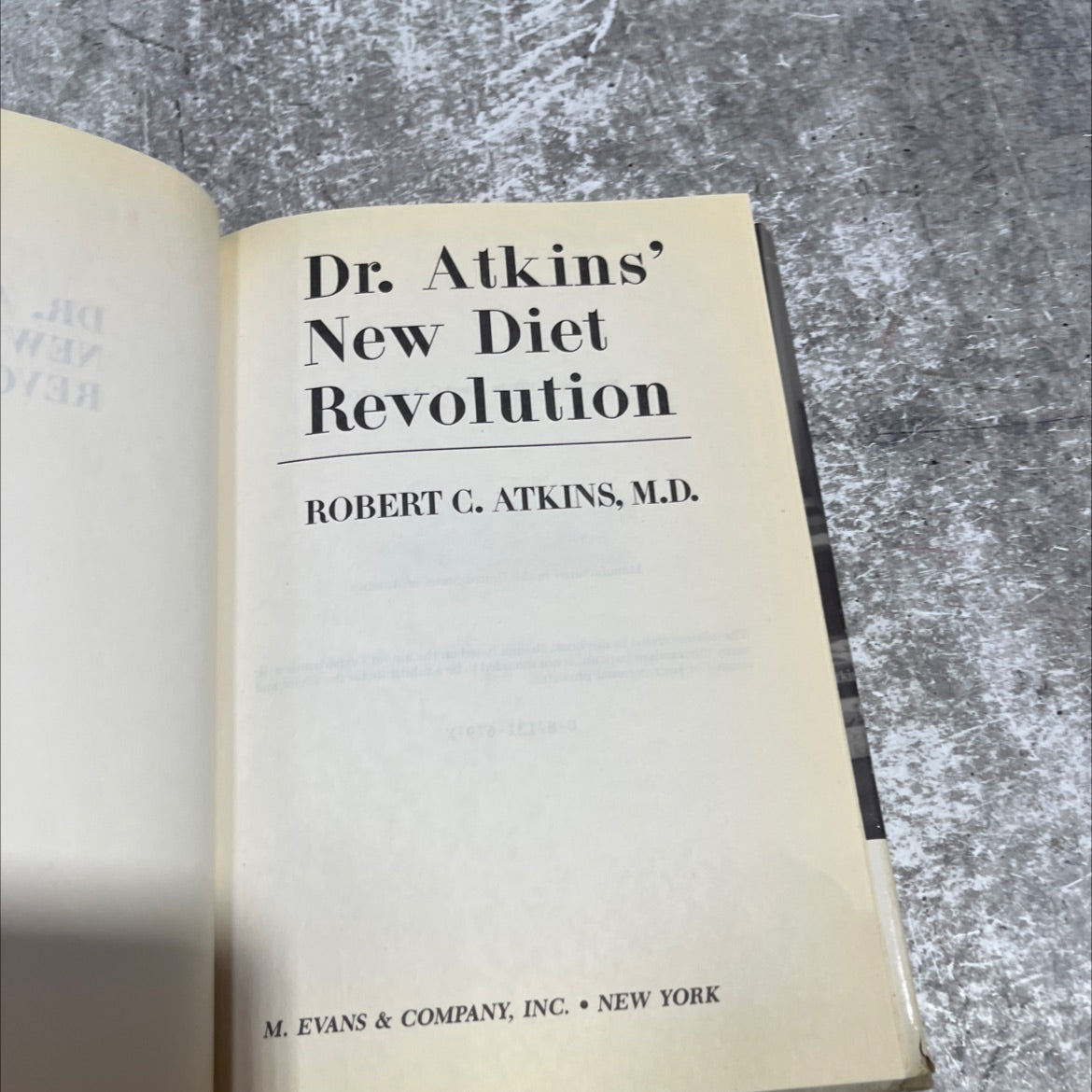 dr. atkins' new diet revolution book, by robert c. atkins, m.d., 1992 Hardcover image 2