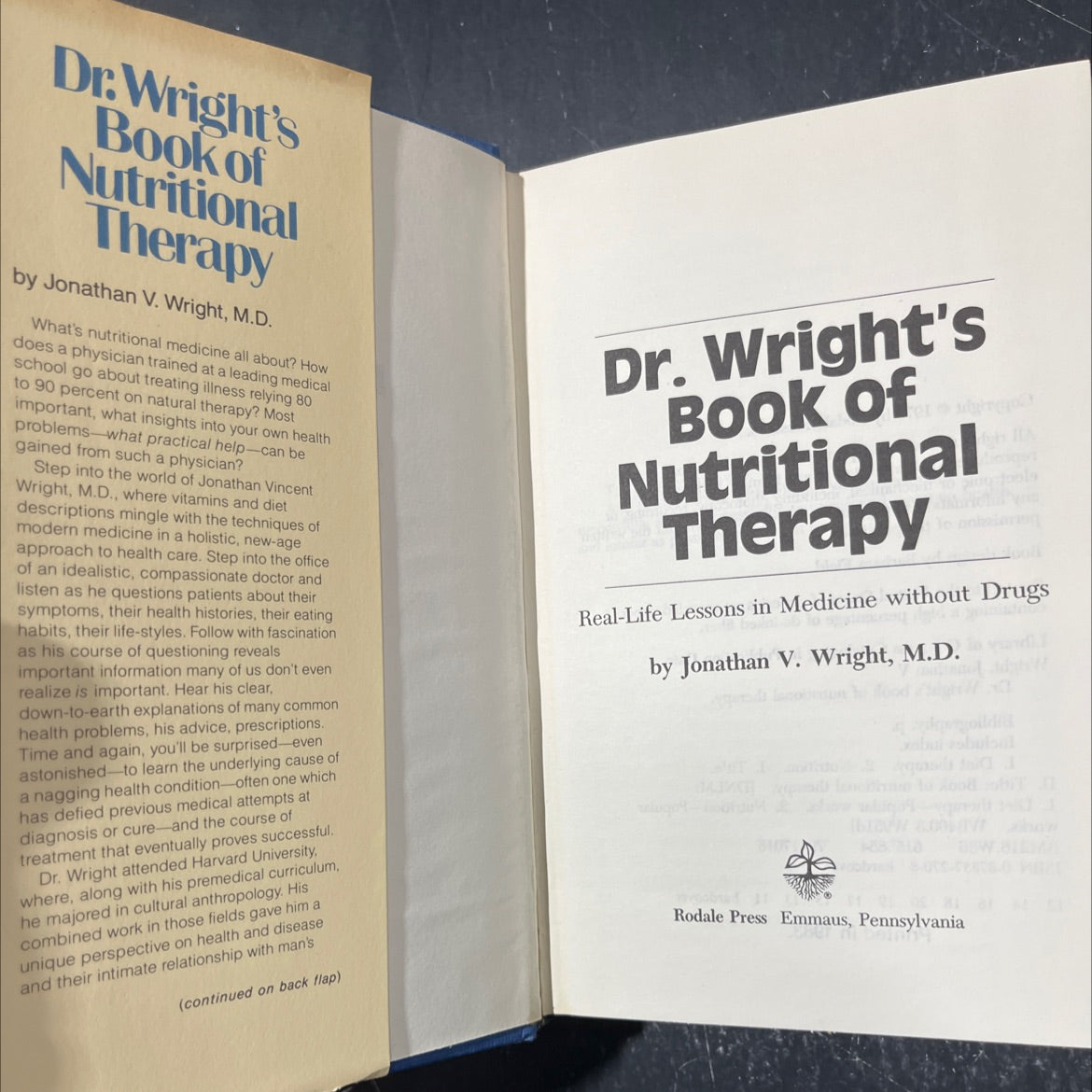 dr. wright's book of nutritional therapy real-life lessons in medicine without drugs book, by Jonathan V. Wright, M.D., image 4