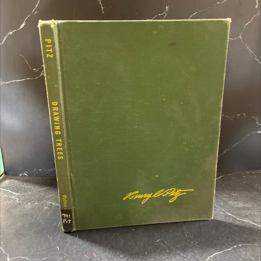 drawing trees book, by henry c. pitz, 1956 Hardcover image 1