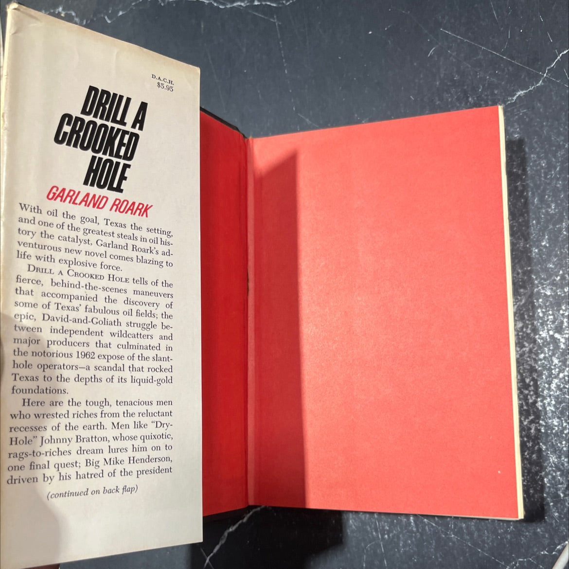 drill a crooked hole book, by garland roark, 1968 Hardcover image 4
