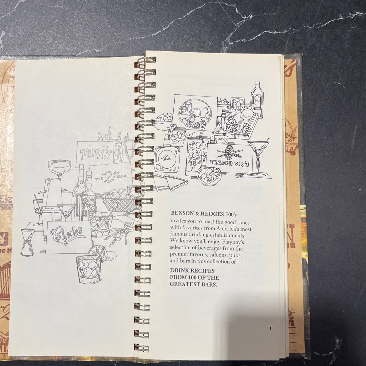 drink recipes from 100 of the greatest bars book, by Playboy Clubs International, 1979 Hardcover image 2