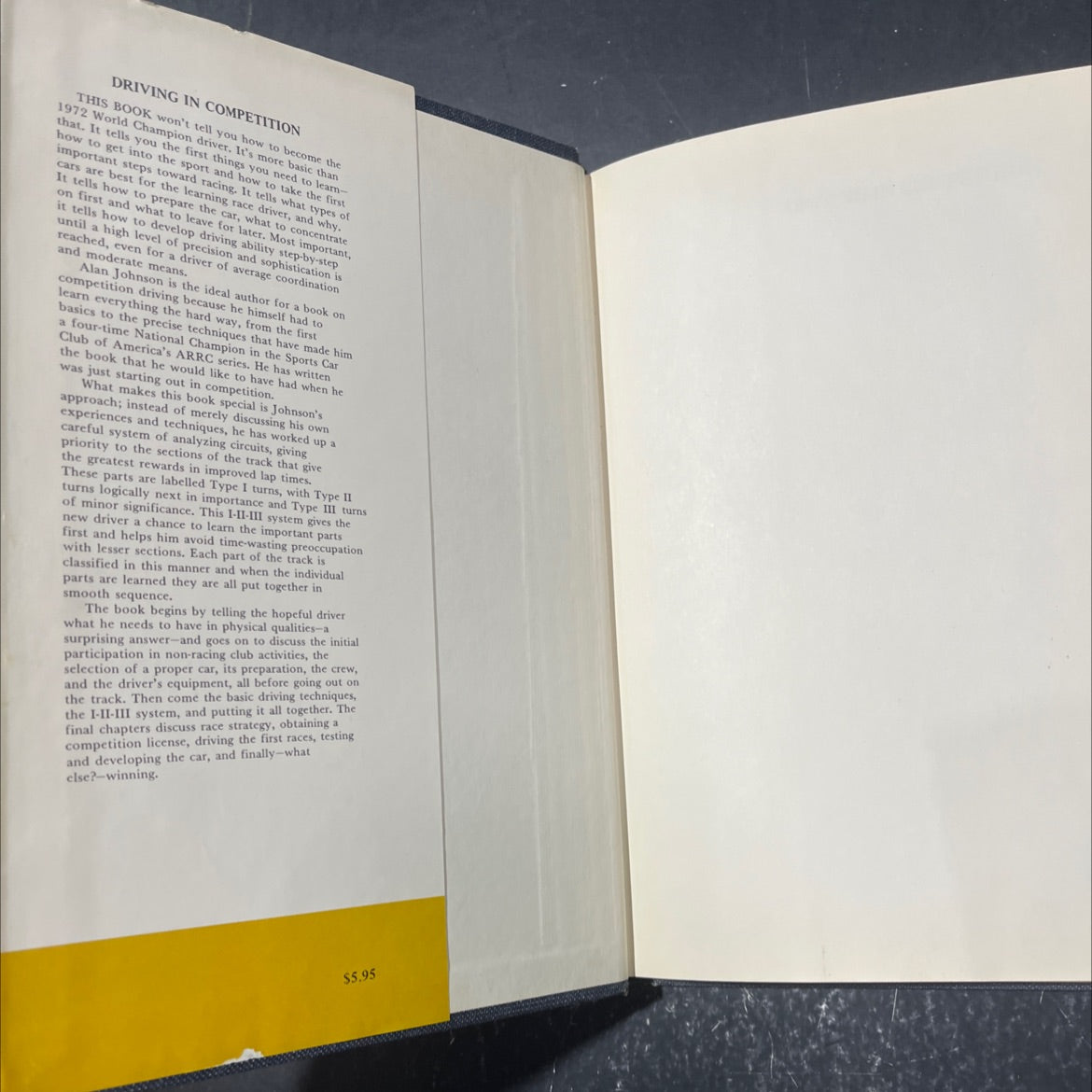 driving in competition book, by alan johnson, 1972 Hardcover image 4