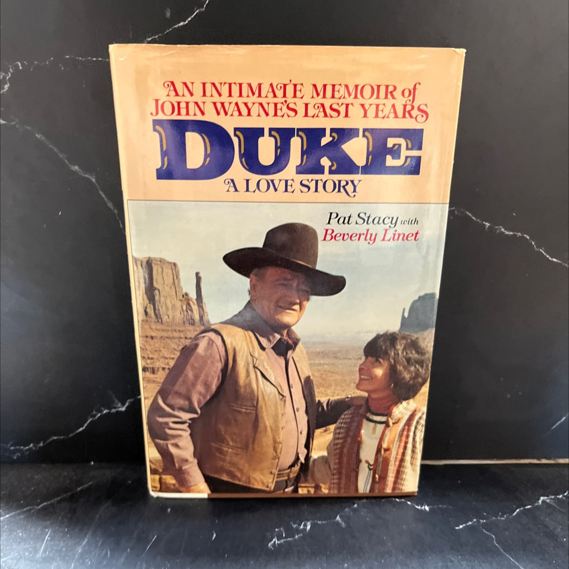 duke: a love story an intimate memoir of john wayne's last years book, by Pat Stacy, 1983 Hardcover image 1