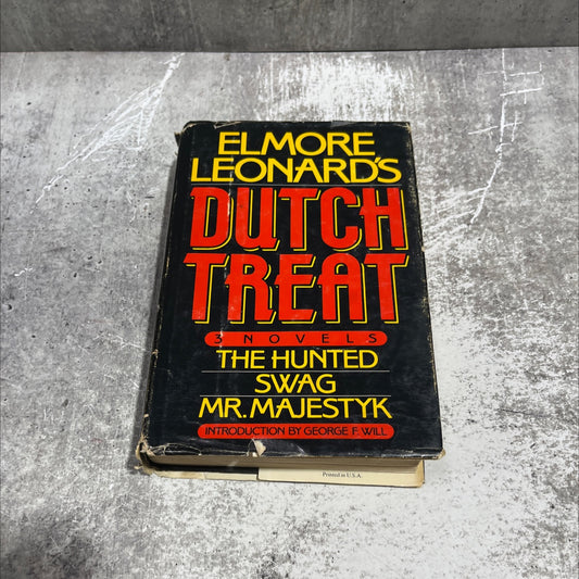 dutch treat book, by Elmore Leonard, 1977 Hardcover image 1