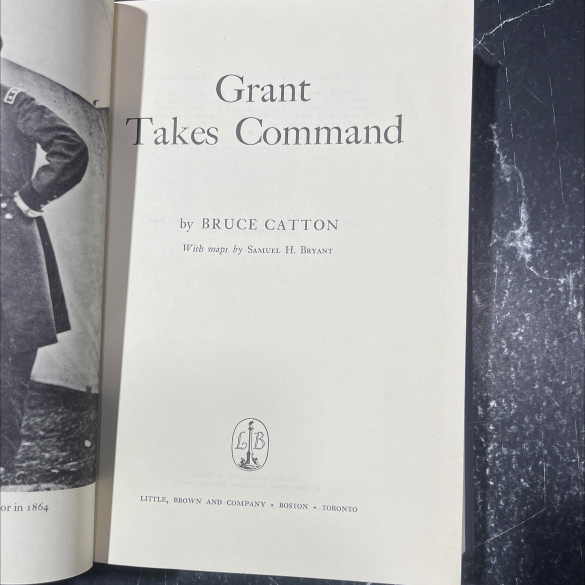 e grant takes command book, by bruce catton, 1969 Hardcover image 2