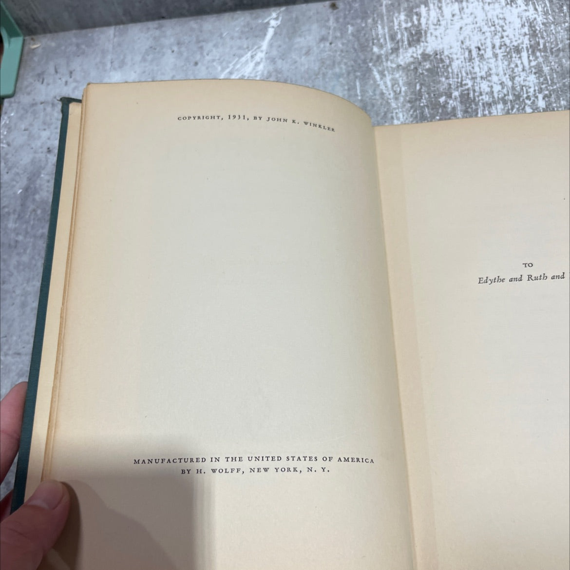 e incredible carnegie the life of andrew carnegie book, by john k. winkler, 1931 Hardcover image 3