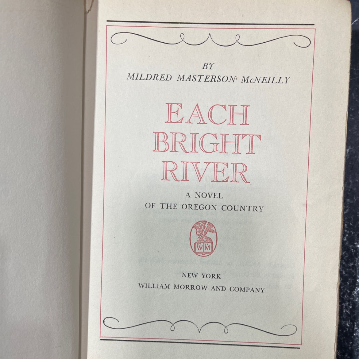 each bright river book, by mildred masterson mcneilly, 1950 Hardcover image 2