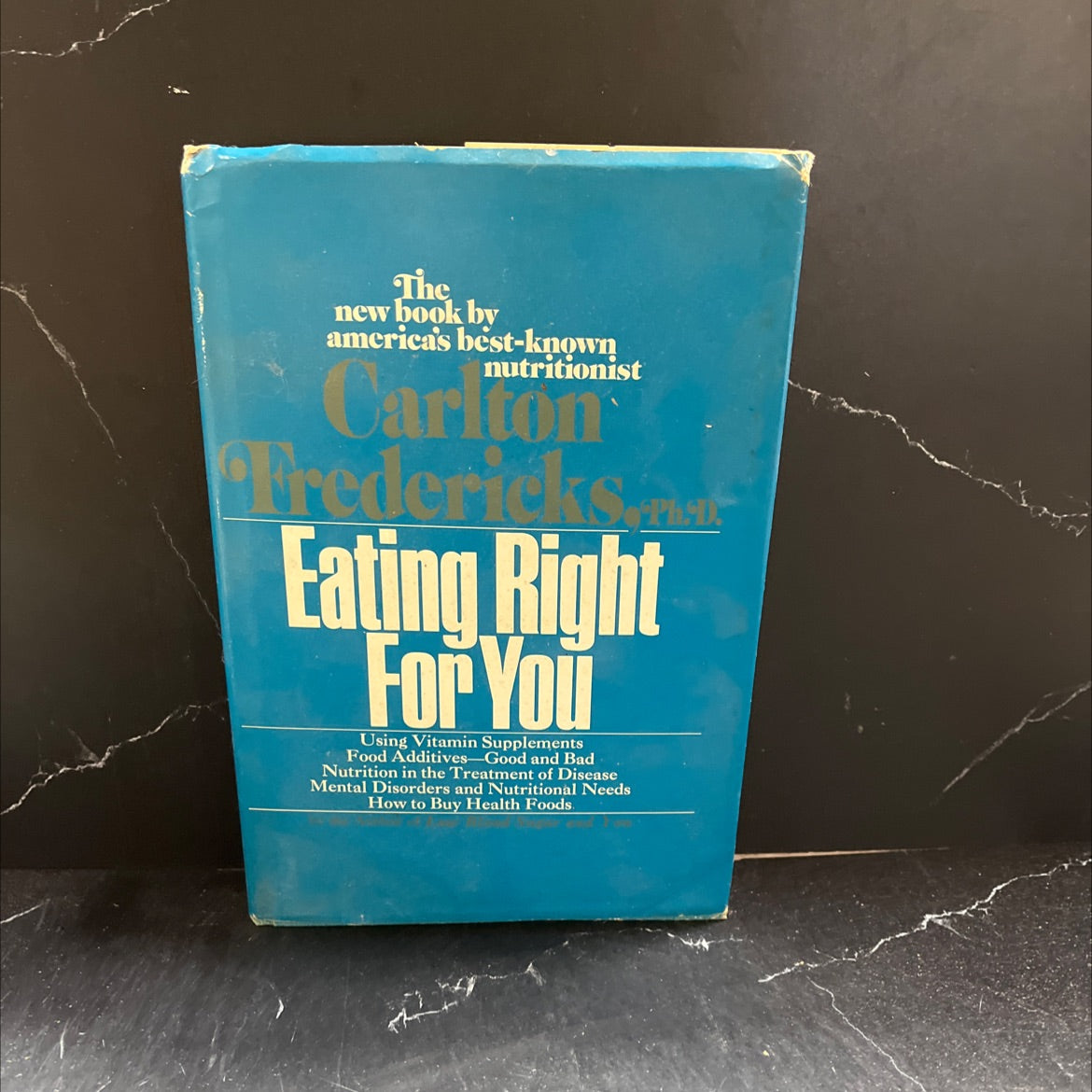 eating right for you book, by carlton fredericks, 1972 Hardcover image 1