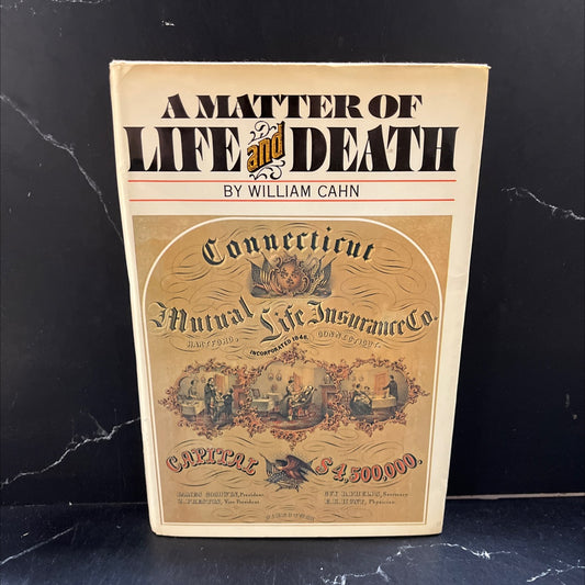 eco a matter of life and death book, by William Cahn, 1970 Hardcover image 1